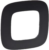 Рамка универсальная Legrand Valena Allure 1-м. матовый черный картинка